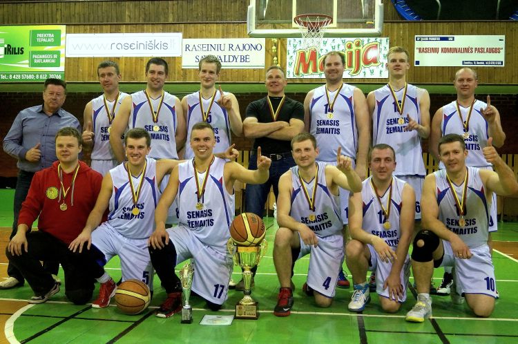 2014 m. rajono vyrų krepšinio pirmenybių nugalėtojai – „Senasis Žemaitis“.