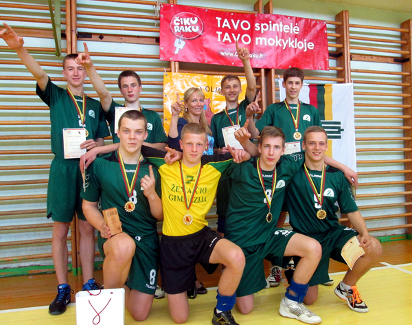 Gimnazistai – Lietuvos mokinių olimpinio festivalio čempionai.
