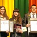 ...į nominaciją už Raseinių krašto garsinimą mokslo srityje. Viduryje – Augustė Ambrazaitė.